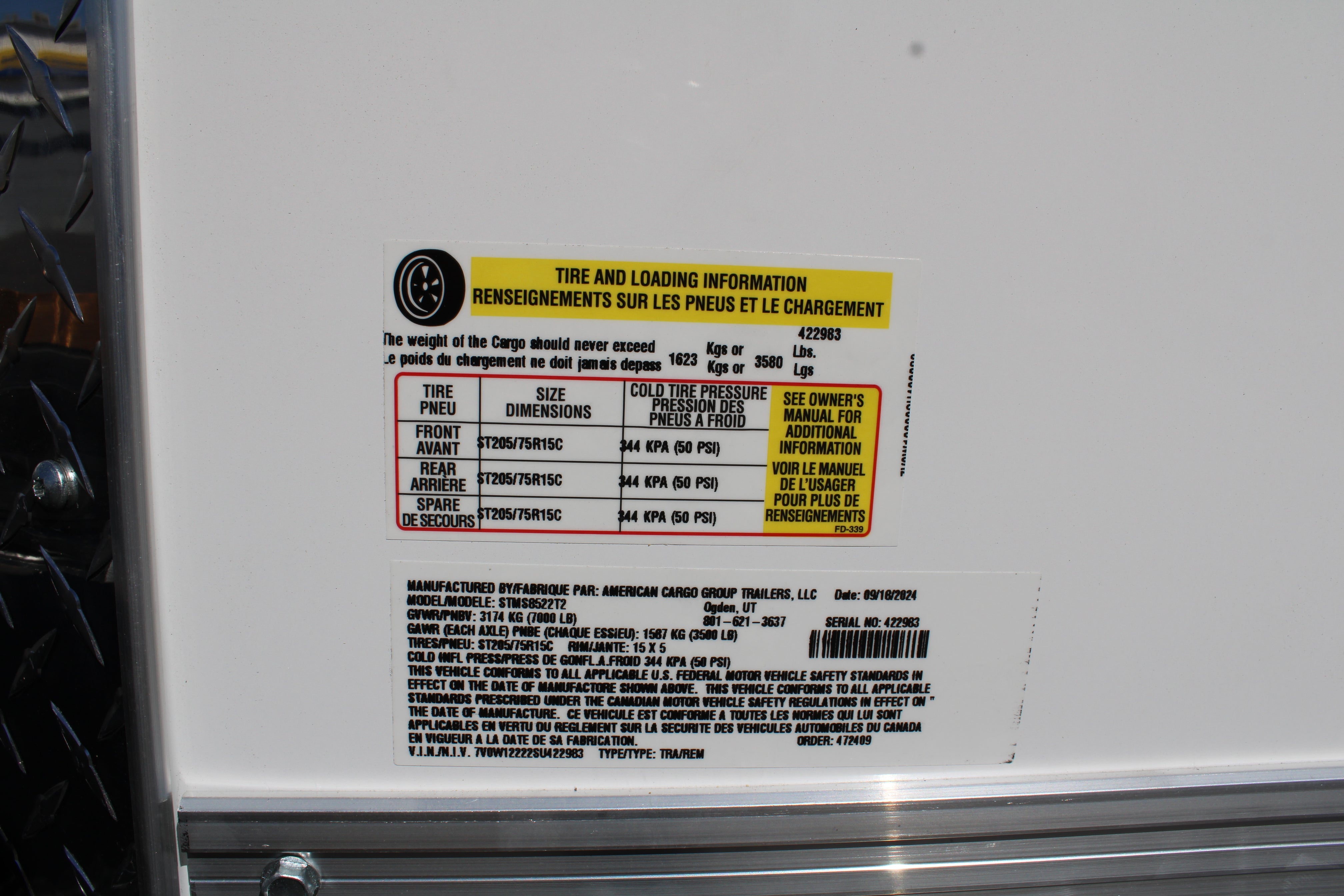 2023 Cargo Mate 24' Enclosed Trailer