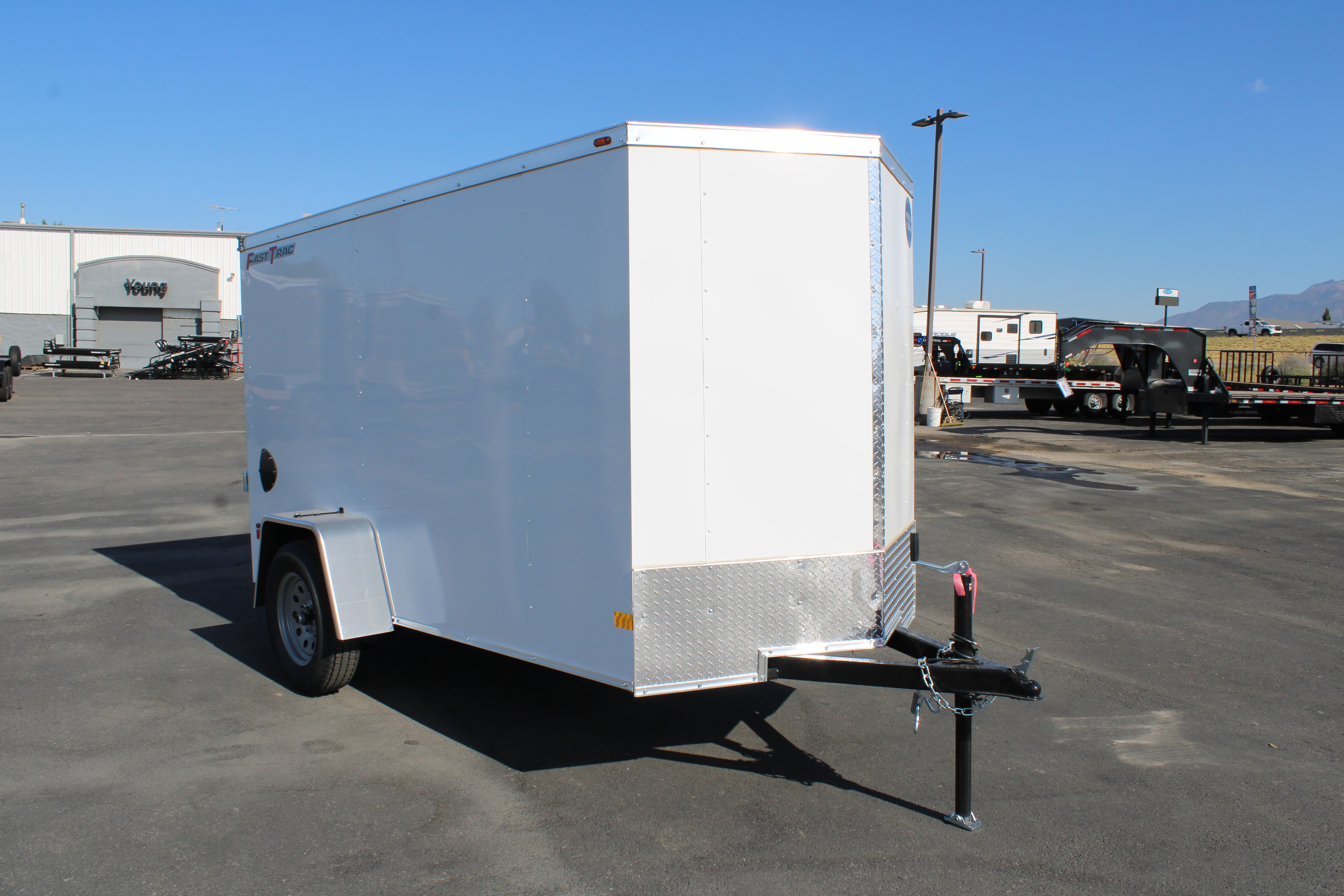Wells Cargo 5 x 10 Deluxe Enclosed Trailer