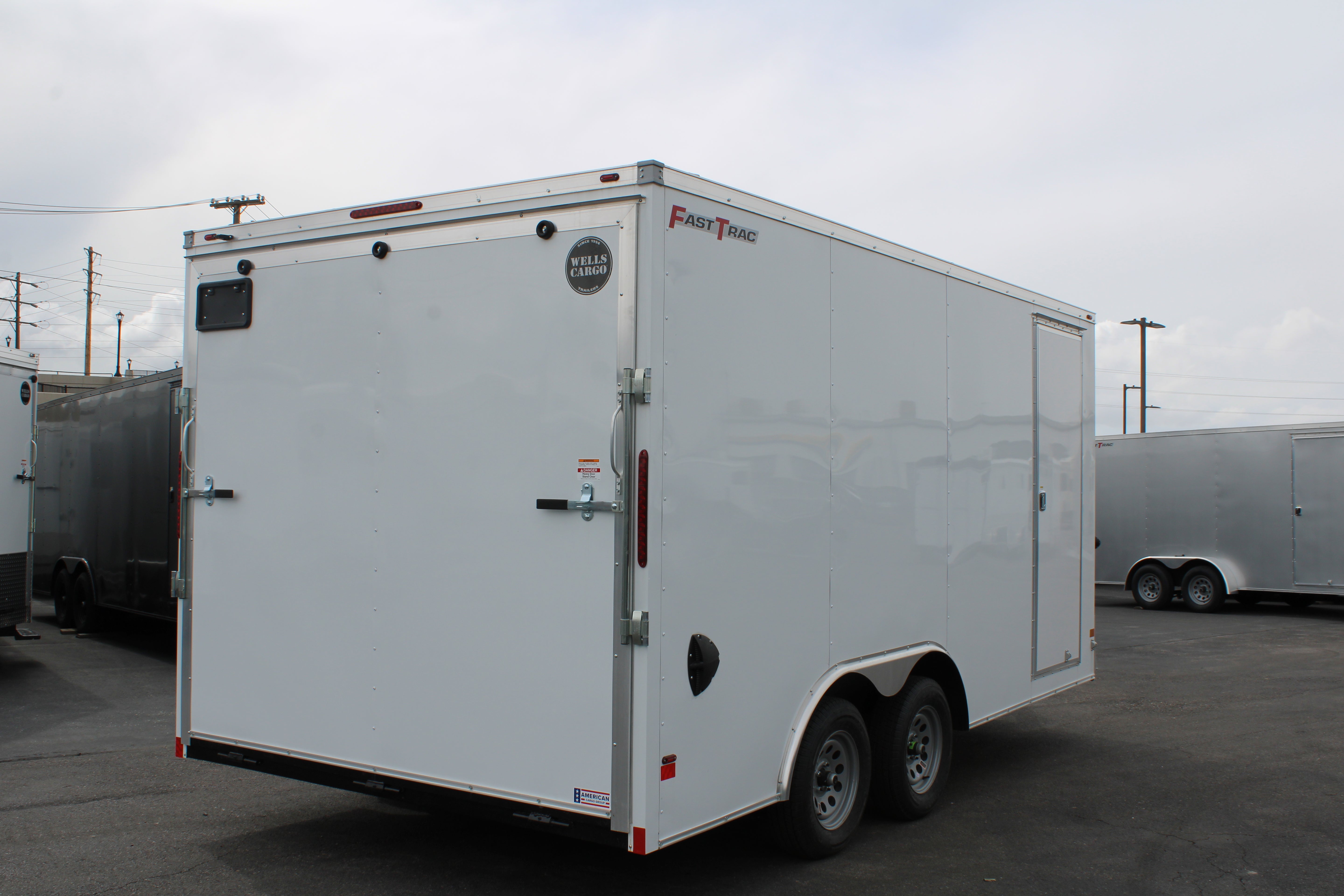 2025 Wells Cargo 8.5 x 16 Deluxe Enclosed Trailer