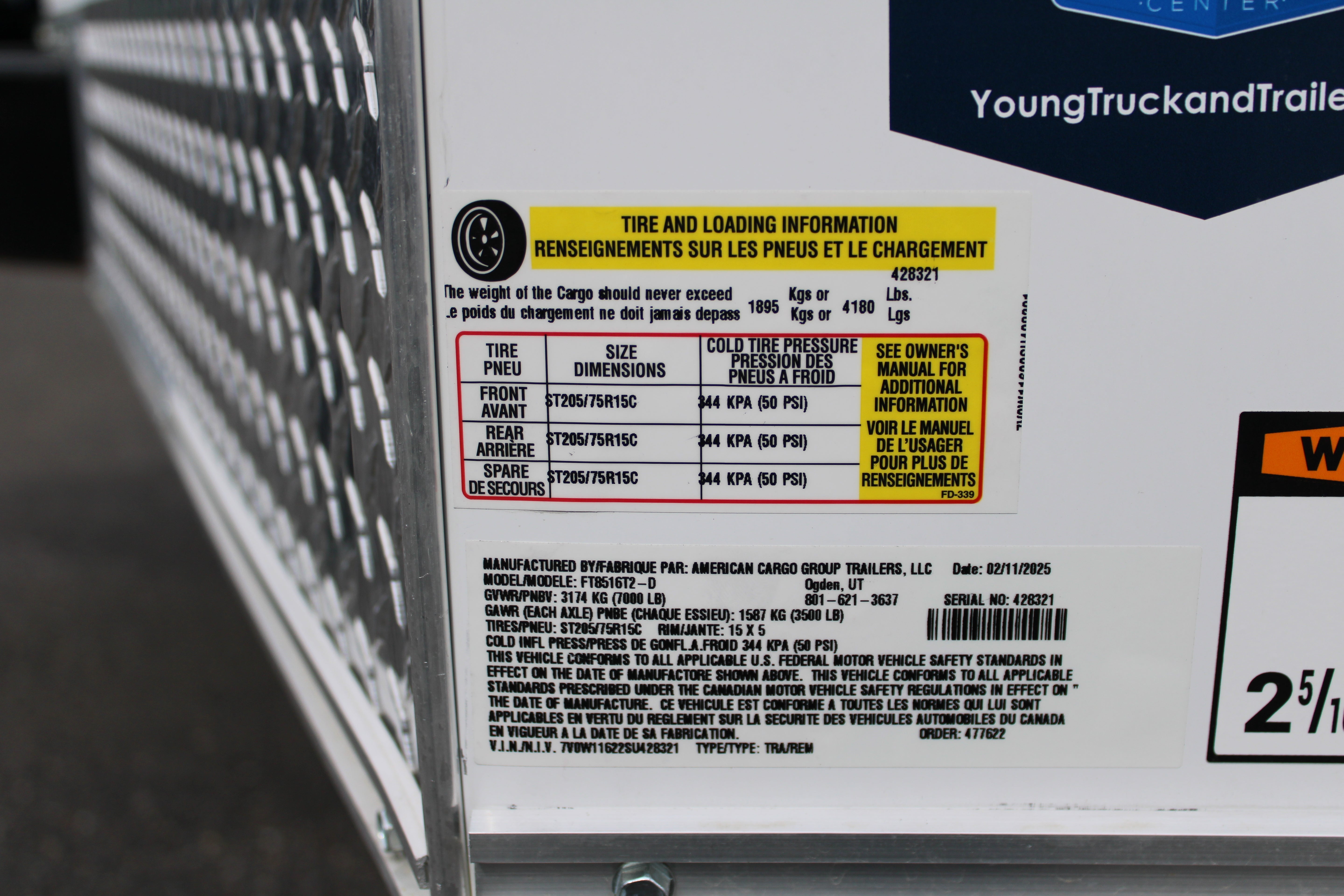 2025 Wells Cargo 8.5 x 16 Deluxe Enclosed Trailer