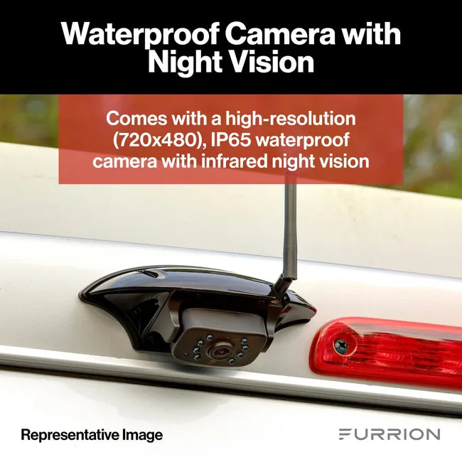 Furrion Vision S® RV Backup Camera System with 4.3" Monitor - Rear Sharkfin Camera
