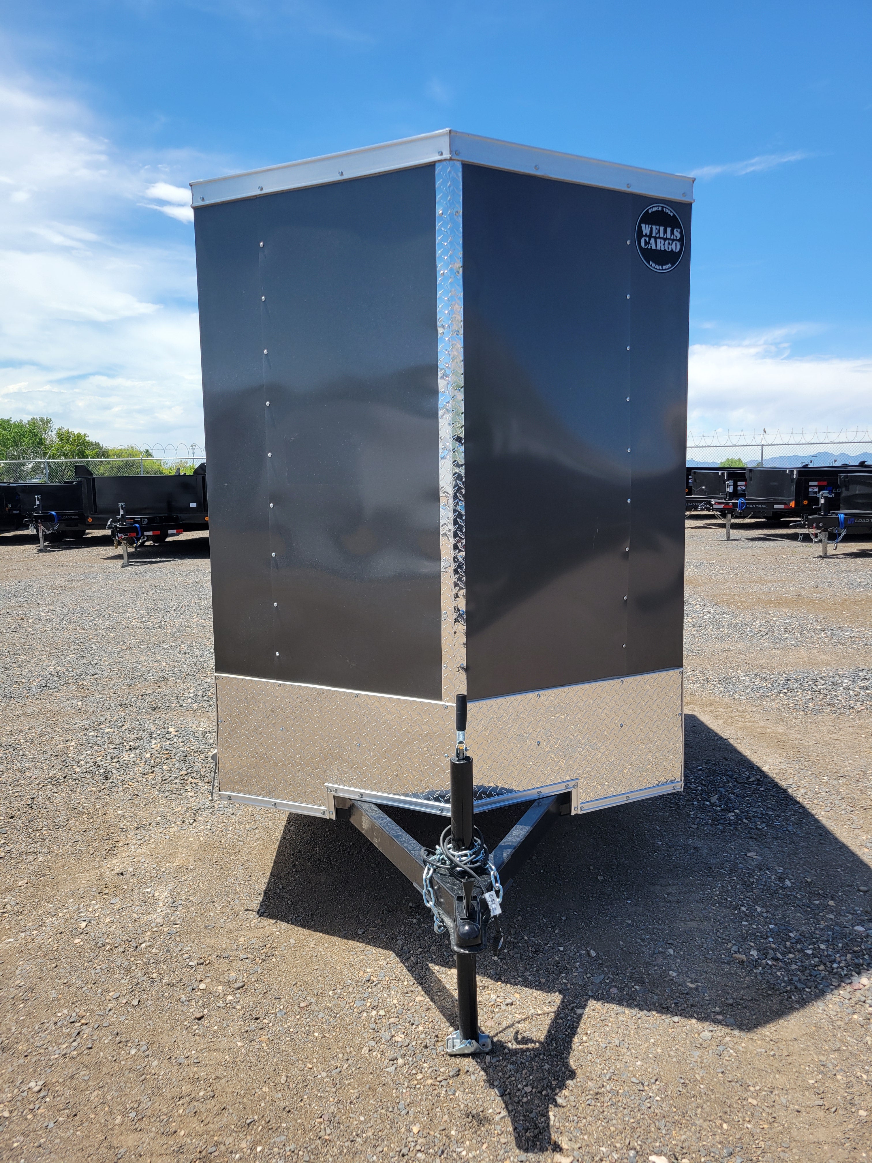 2024 Wells Cargo 5 x 8 Deluxe Enclosed Trailer