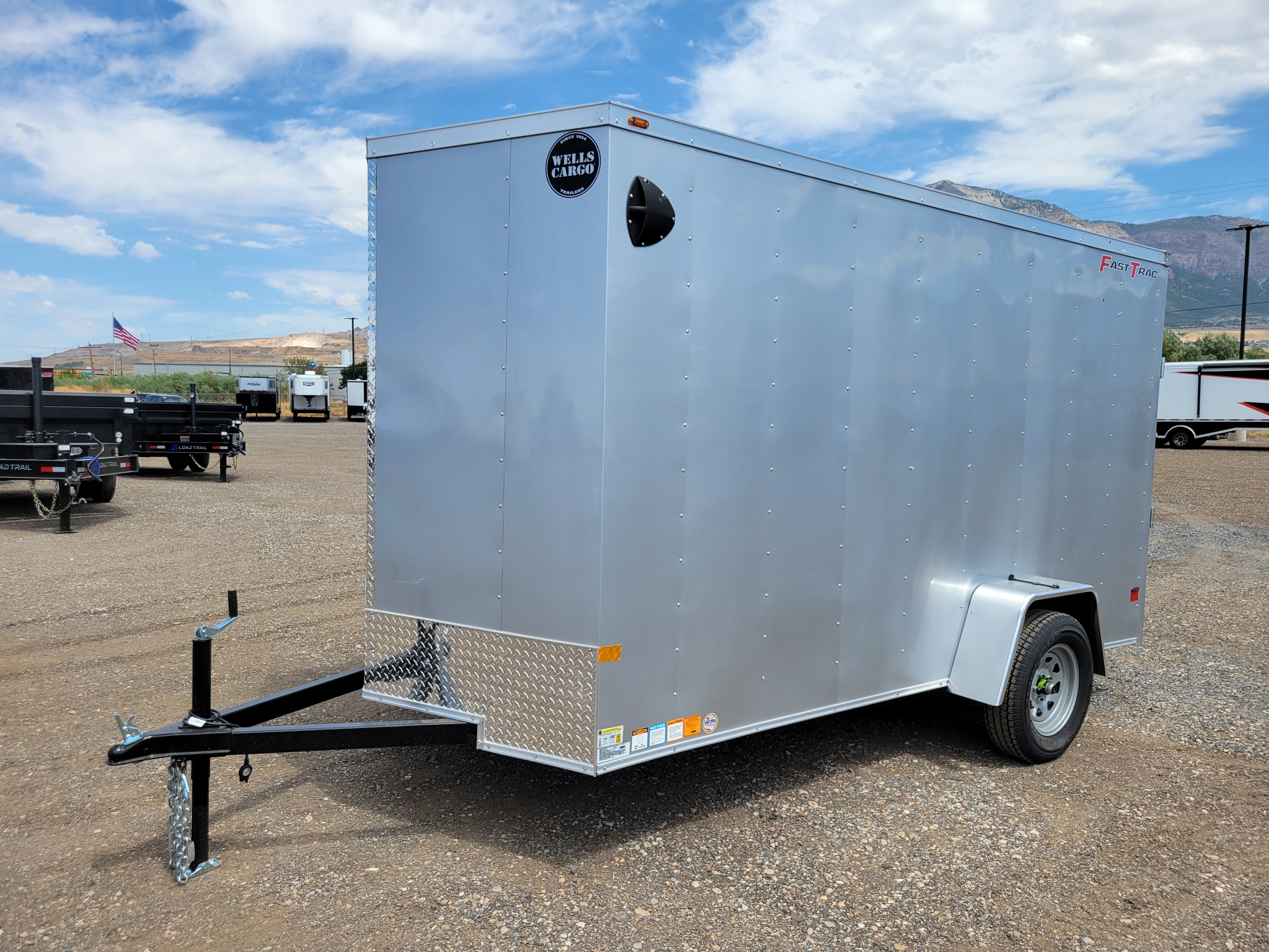 2025 Wells Cargo 6 x 12 Deluxe Enclosed Trailer