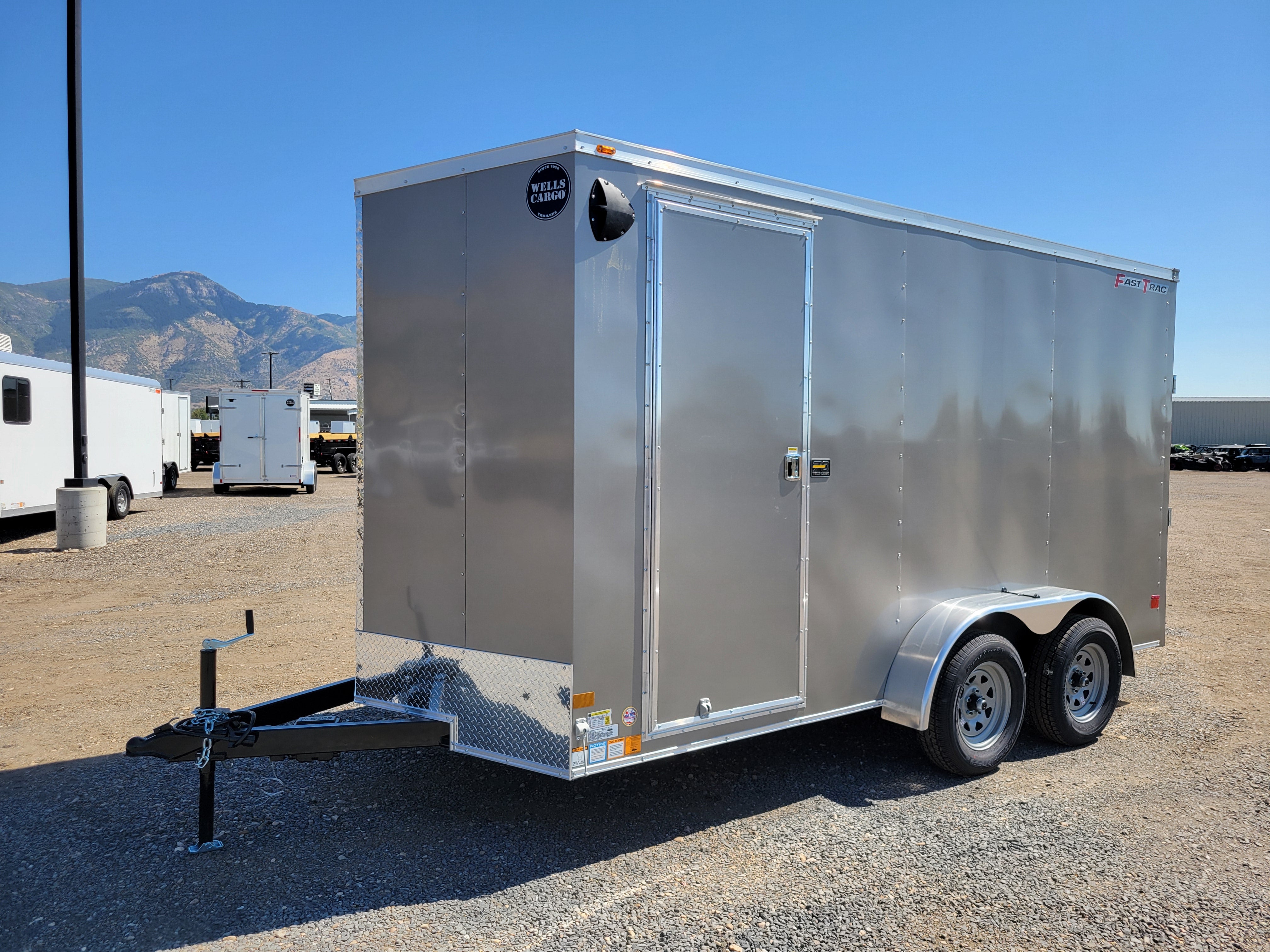 2025 Wells Cargo 7 x 14 Deluxe Enclosed Trailer