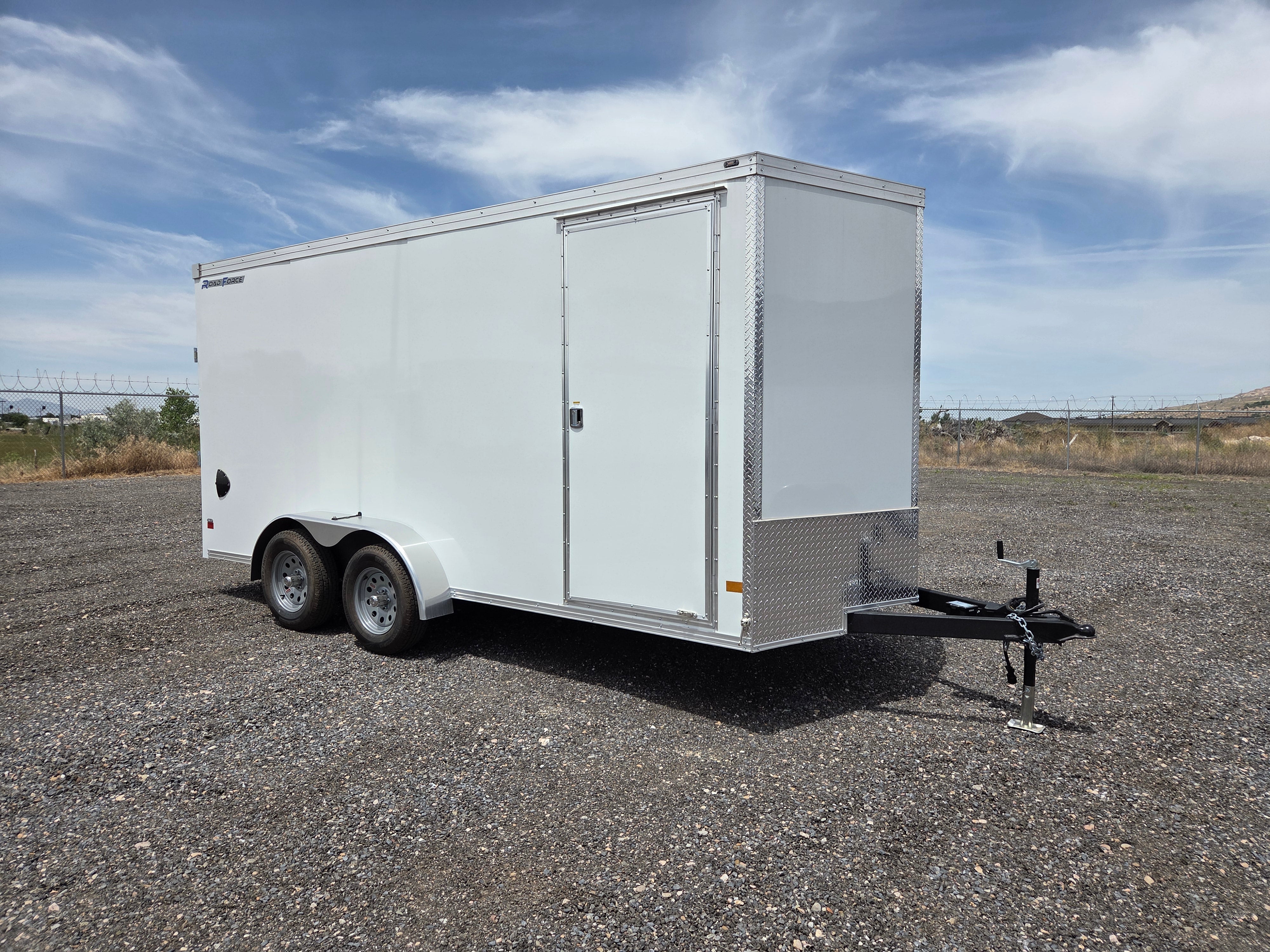 7 X 16 Wells Cargo Road Force Work Grade Enclosed Trailer