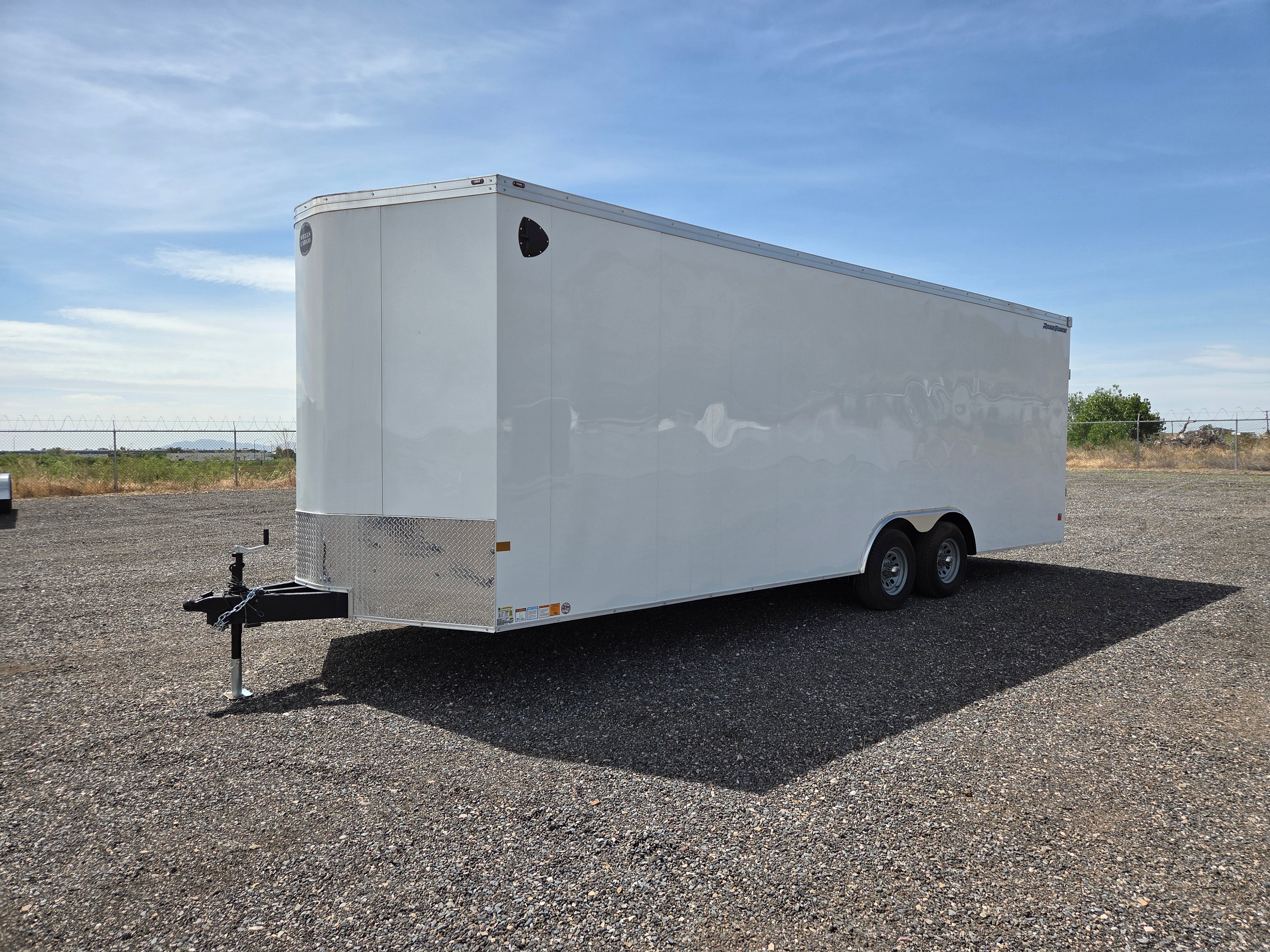 Wells Cargo RFV8524T3 8.5' x 24' Enclosed Trailer – Premium Cargo Toy Hauler