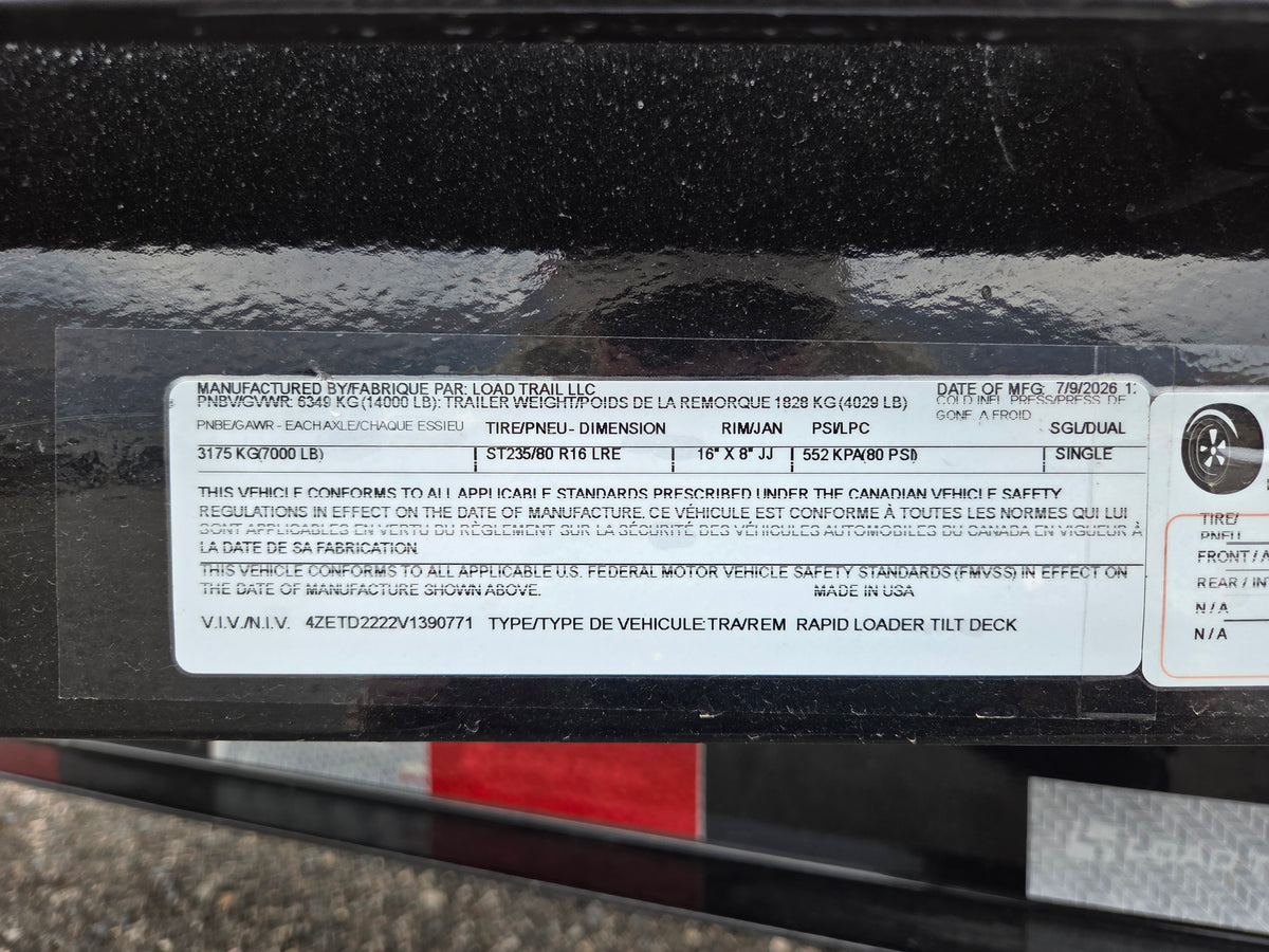 Loadtrail 22' Flatbed Trailer