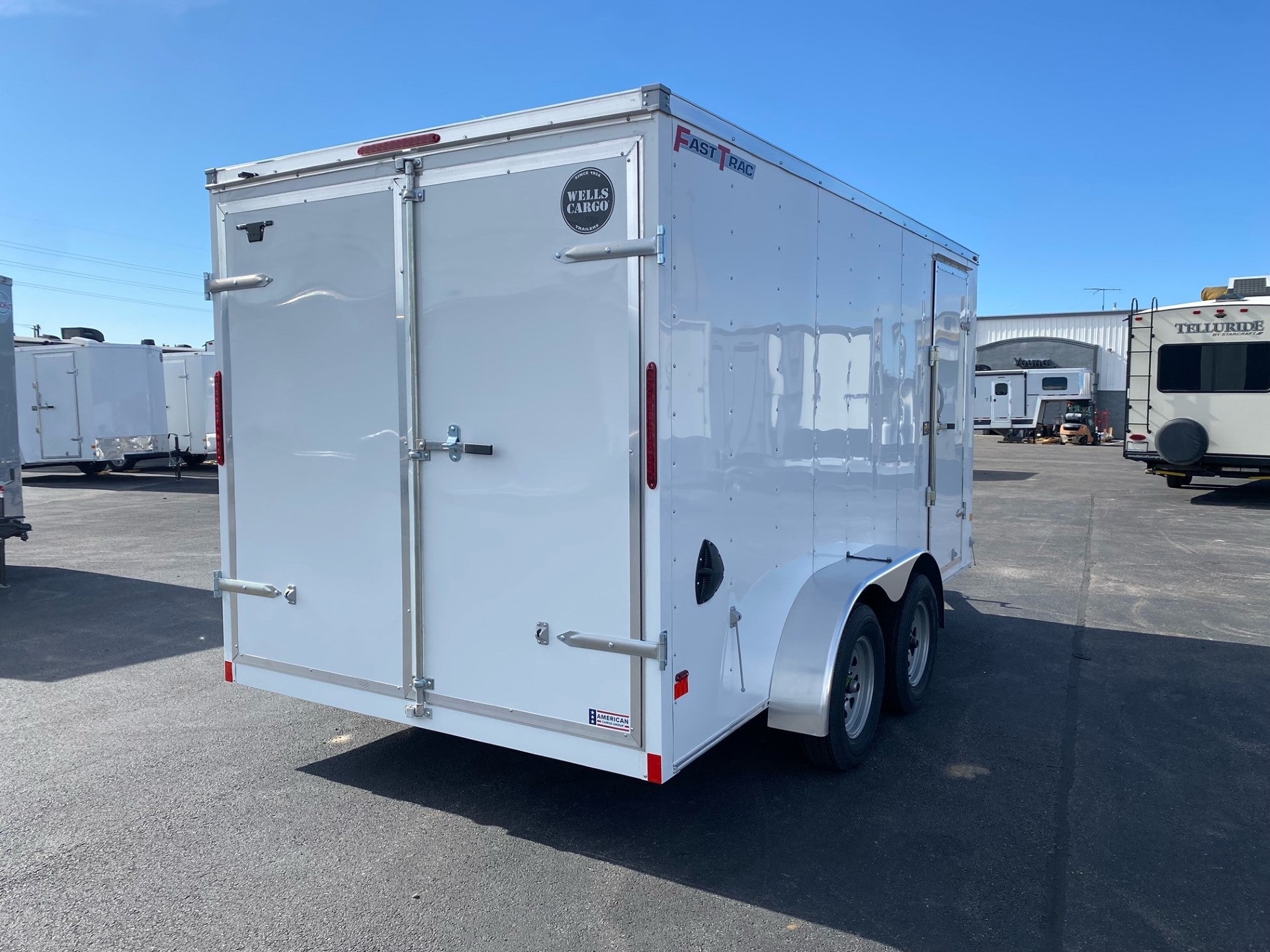 2024 Wells Cargo 7 x 14 Enclosed Trailer