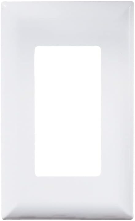 RV Designer Cover Plate for Self Contained Contemporary Switch- White