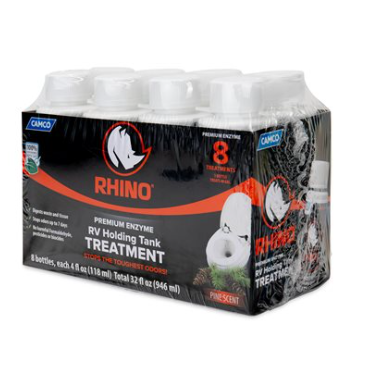 RhinoFlex Toilet Chemical - Singles, 8-4 oz. Bottles
