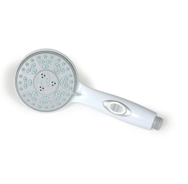 Camco RV White Shower Head with On/Off Switch