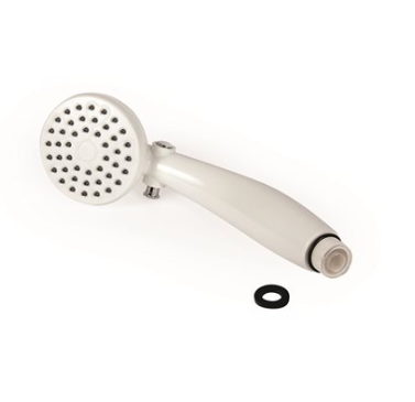 Camco Shower Head Outdoor - White w/ On/Off Switch