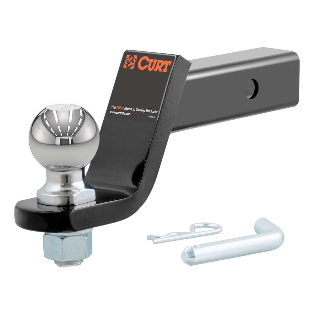 Curt Loaded Ball Mount with 2-5/16" Ball, 2" Shank, 4" Drop, 7,500lbs