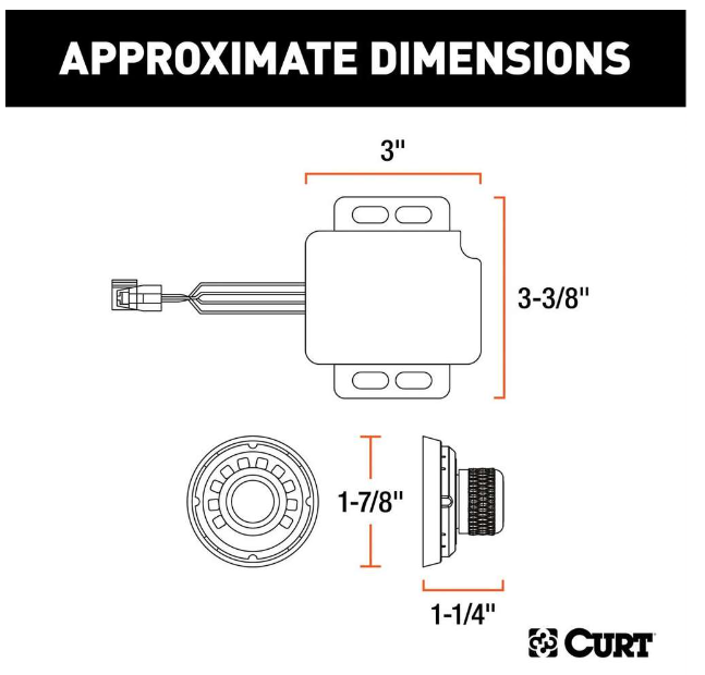 Curt Spectrum Integrated Proportional Trailer Brake Controller