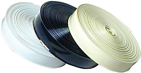 RV Designer Standard Vinyl Insert Trim, 25'- White