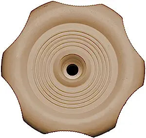 RV Designer Plastic Window Knob Beige- 1/2" Shaft