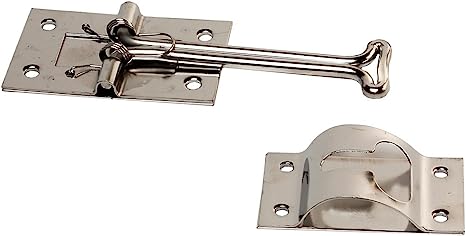 RV Designer Self Closing Door Holder 4"- Stainless Steel