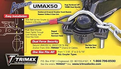 Trimax Coupler Lock Universal