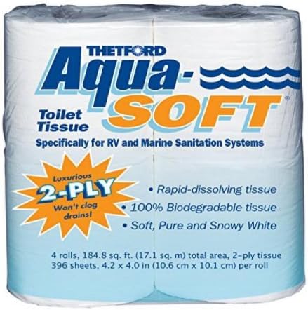 Aqua-Soft Tissue 2 Ply, 4pk