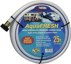 Valterra AquaFresh High Pressure Drinking Water Hose - 5/8" x 25', White