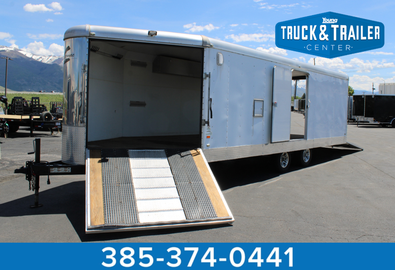 USED CHARMAC 28' SNOWMOBILE TRAILER