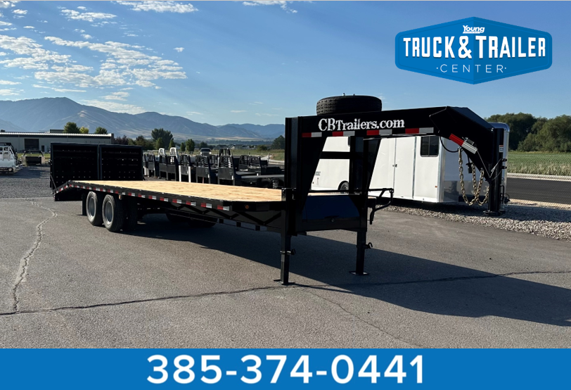 2025 C&B 30' Gooseneck Tandem Dually Flatbed