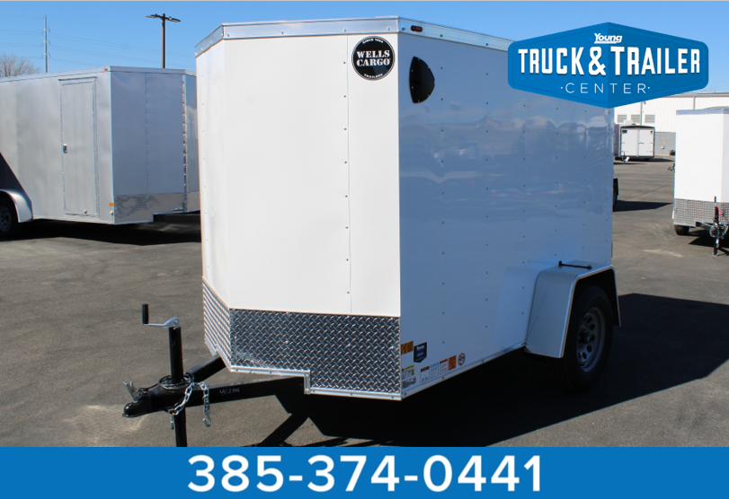 2025 Wells Cargo 5 x 8 Enclosed Trailer