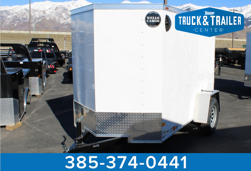 2025 Wells Cargo 5 x 8 Enclosed Trailer