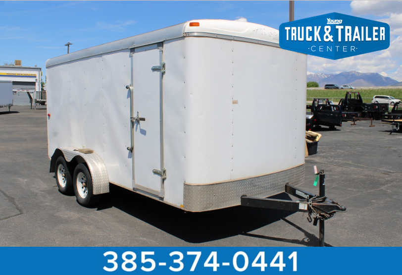 USED MIRAGE 7X14 ENCLOSED TRAILER