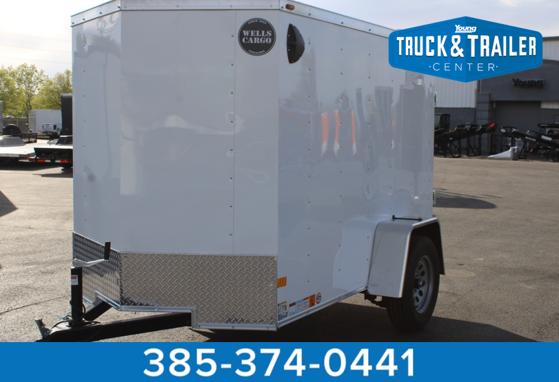 2025 Wells Cargo 5 x 8 Enclosed Trailer W/ Barn Door