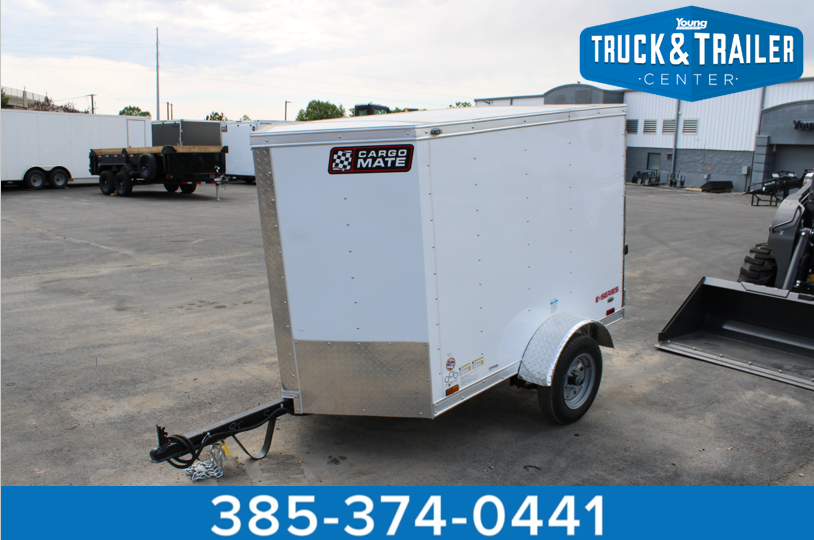2026 Cargo Mate 4 x 6 Cargo Trailer W/ Single Swing Door