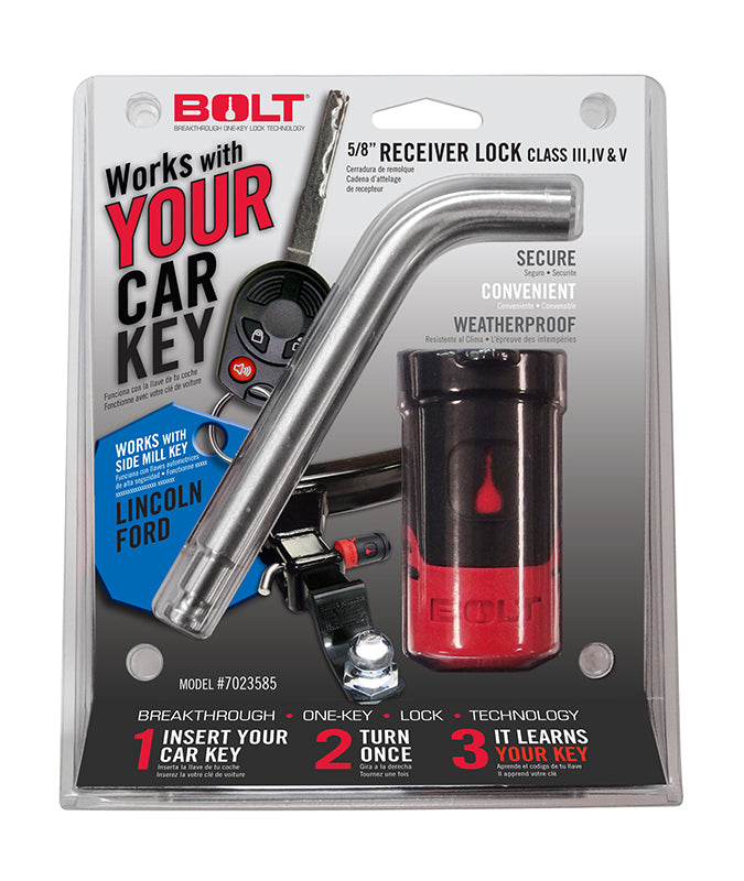 Bolt 5/8" Ford Receiver Lock Match Key
