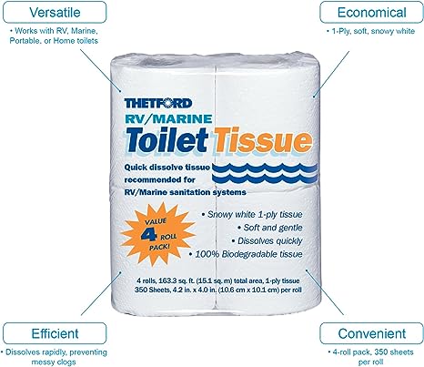 Thetford Toilet Tissue RV/Marine