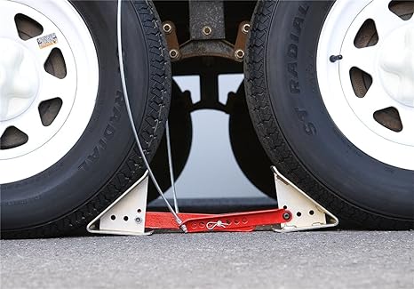 Fastway Onestep Wheel Chock for Tandem-Axle Trailers and RVs - 16" to 24" Long