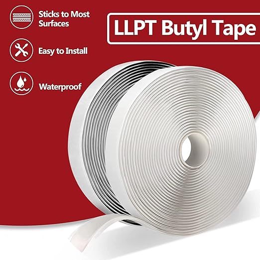 LLPT Butyl Tape White -1"x 30'