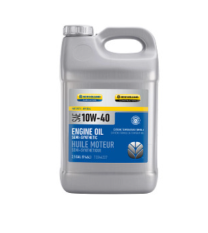 New Holland Engine Oil SAE 10W-40 Semi-Synthetic MAT 3571 - 2.5GAL(9.46L)