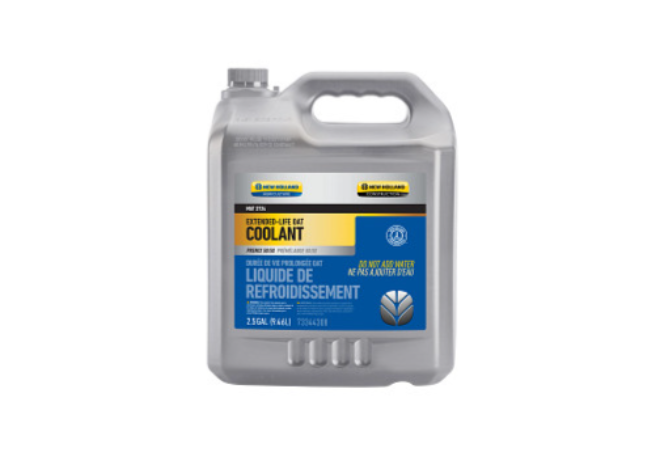 New Holland Extended-Life OAT Coolant/Antifreeze MAT 3724- 2.5GAL(9.46L)