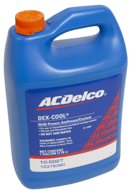 ACDelco DEX-Cool Concentrate Antifreeze/Coolant- 1GAL (3.78L)