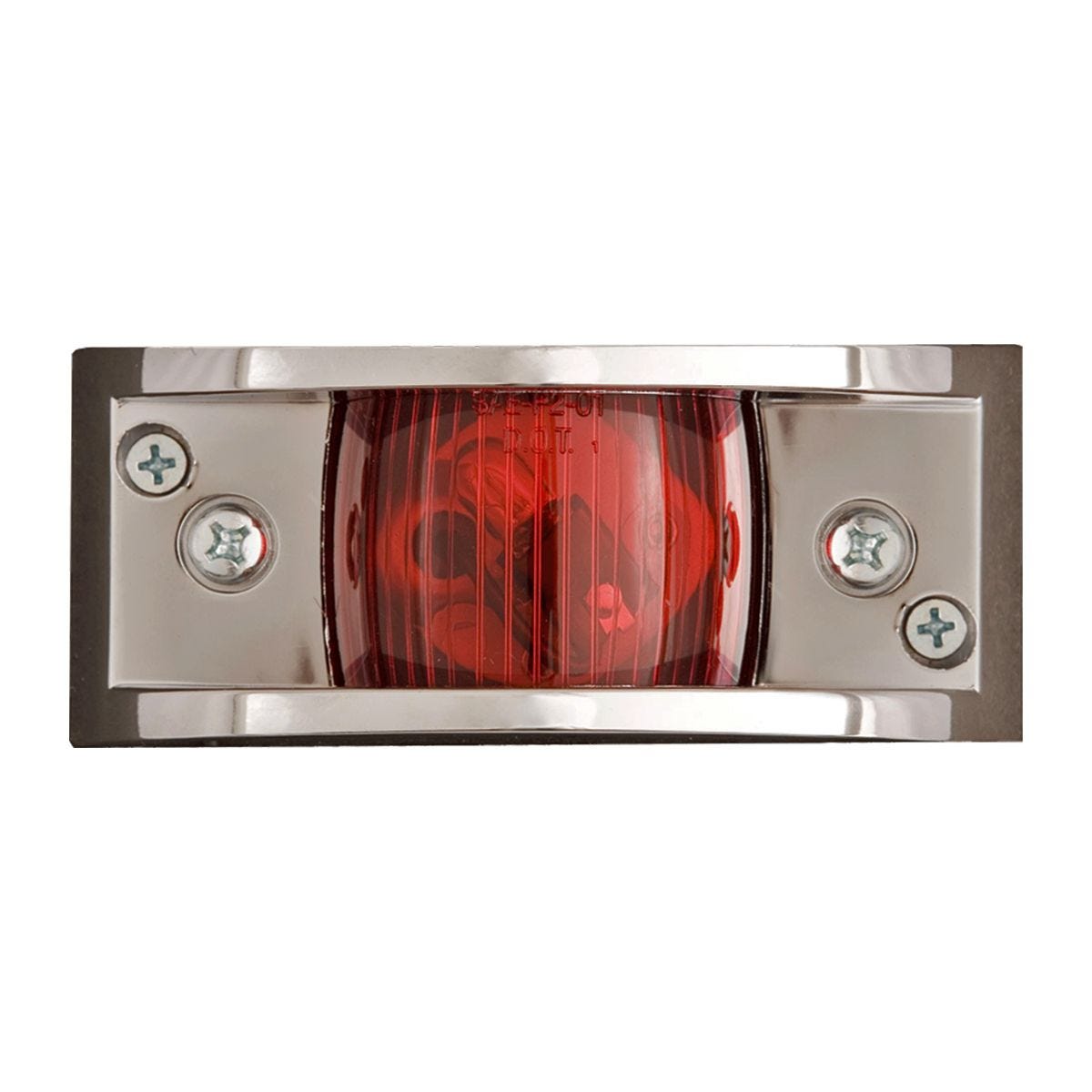 Optronics Light Clearance Marker Chrome Plated  Red