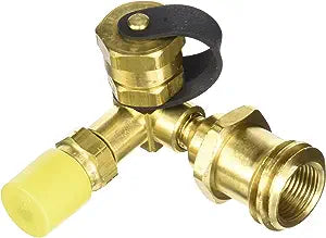 Marshall Excelsior Propane Adapter Elbow Excess Flow Soft Nose P.O.L. x 1-5/16" Male ACME x Male 1" -20