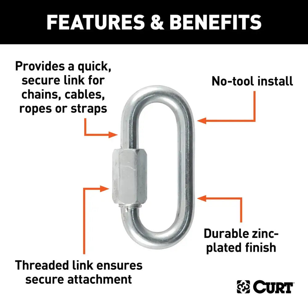 Curt Threaded Quick Link - 5/16"