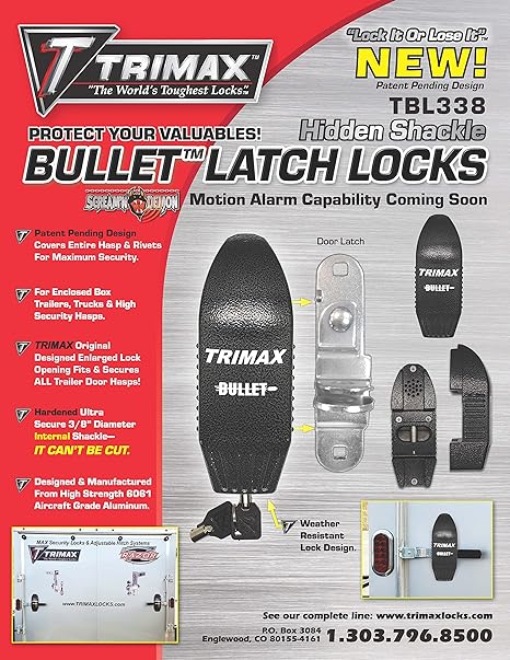 Trimax Bullet Latch Lock