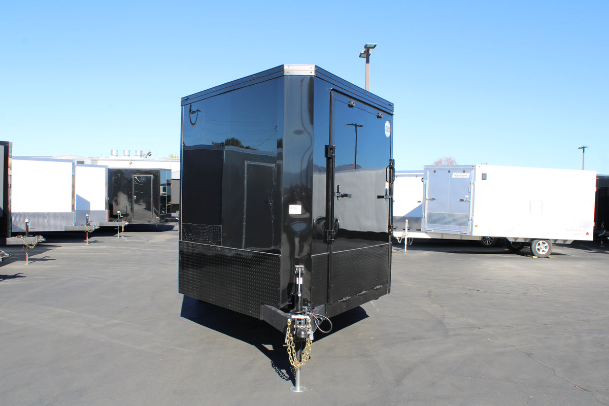 WELLS CARGO 22' Snowmobile Trailer Black Trim
