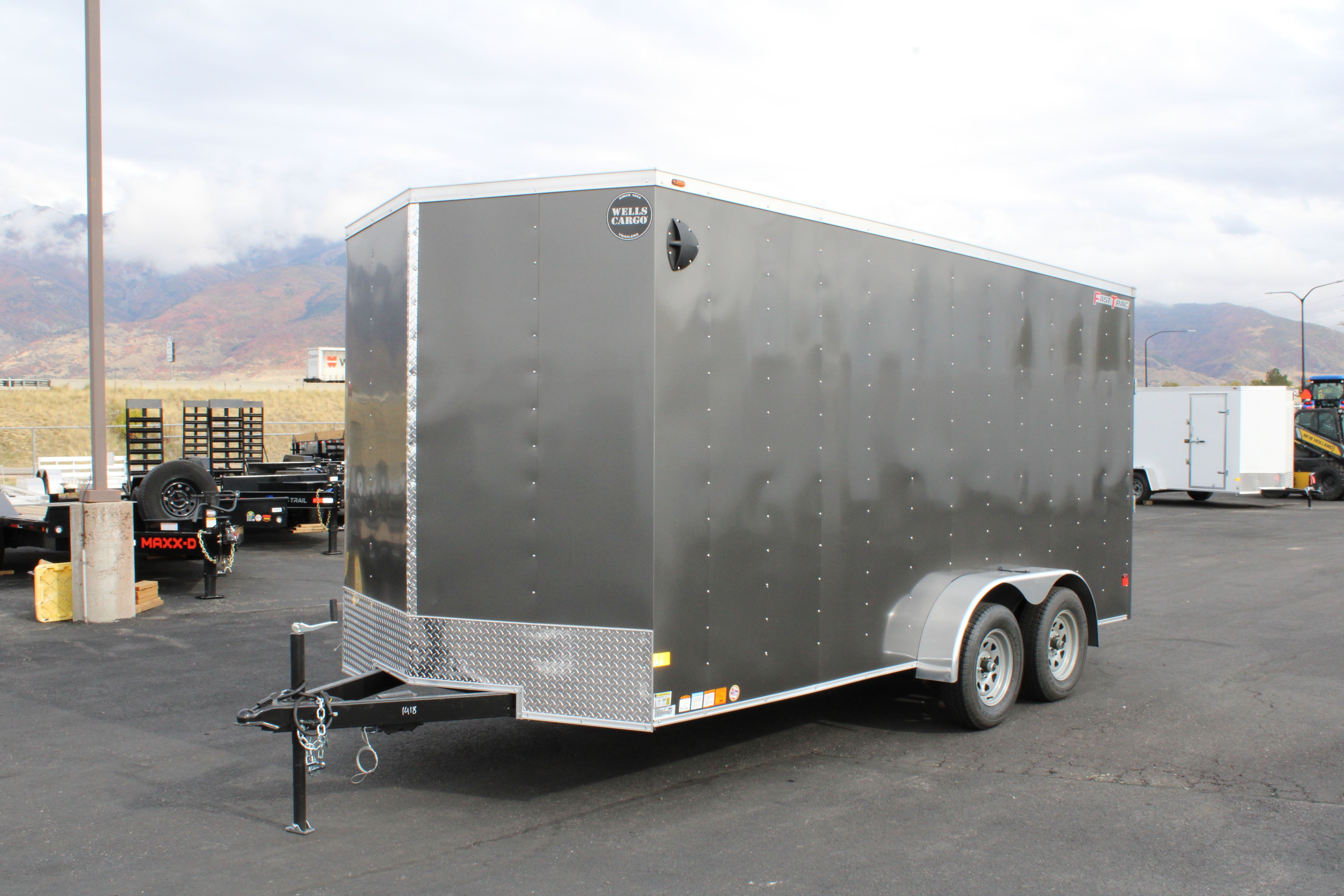 2025 Wells Cargo 7 x 16 Deluxe enclosed Trailer