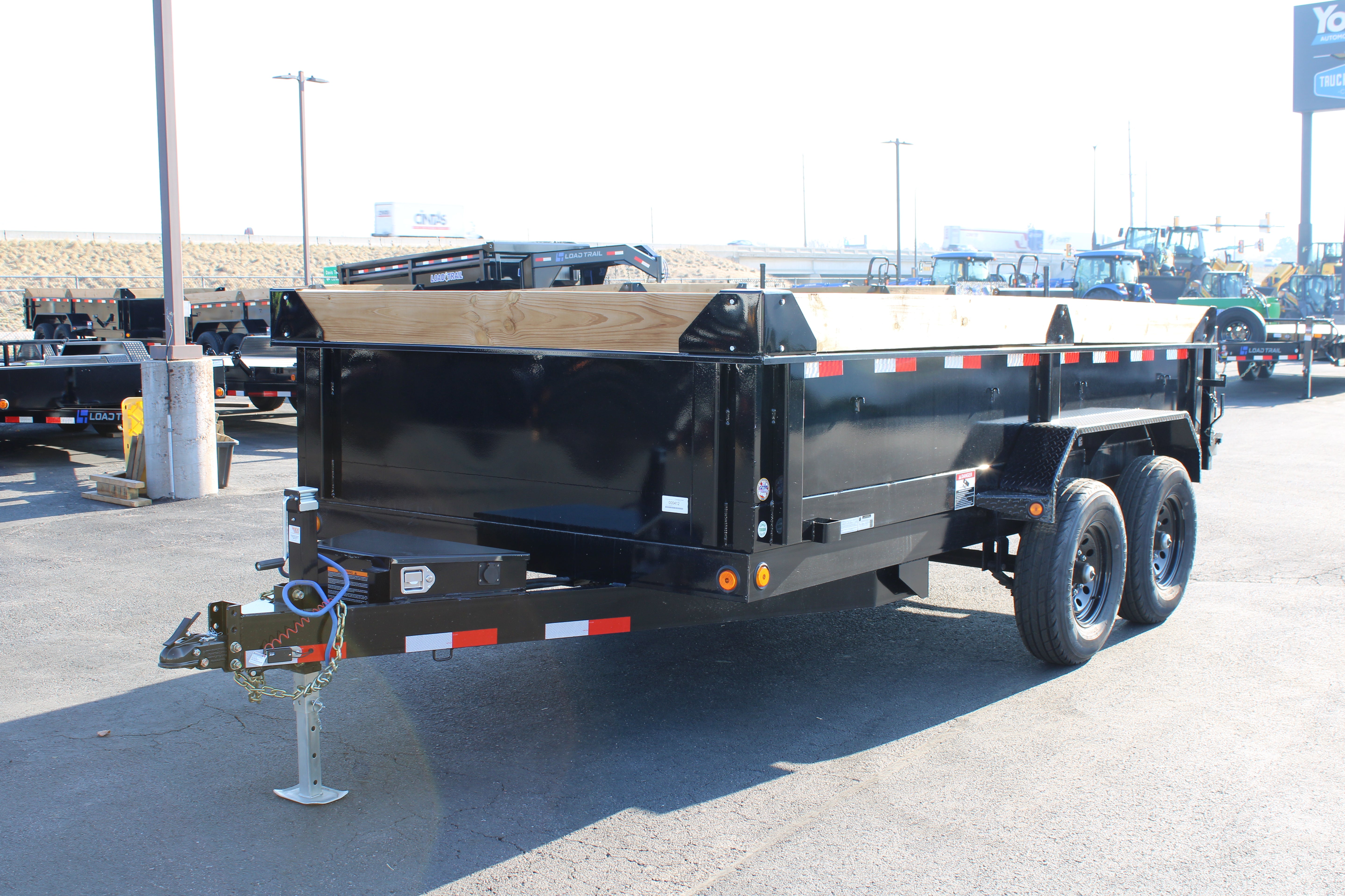 2024 Load Trail 83" x 14' Dump Trailer W/ Wood Extensions