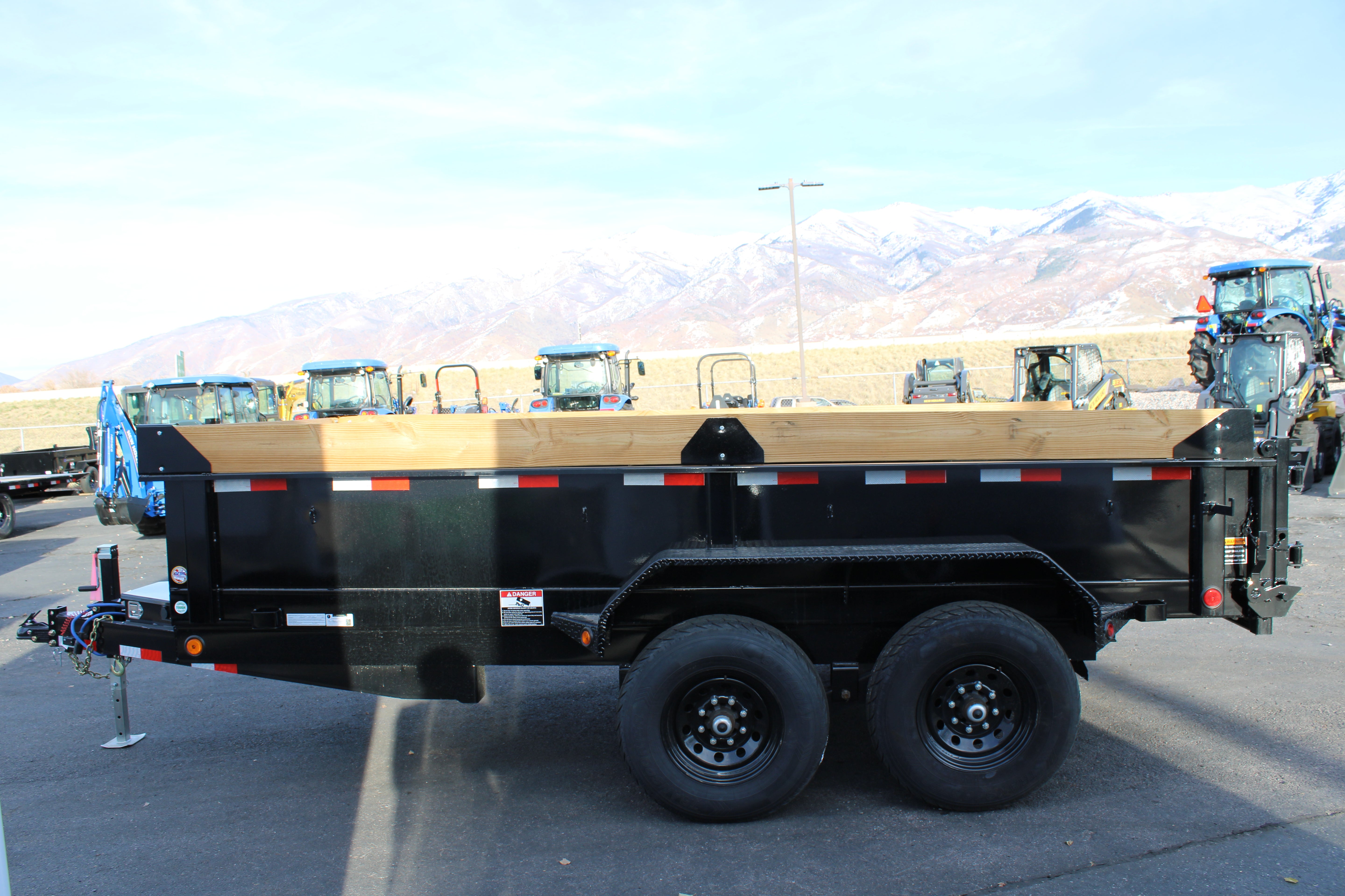 2024 Load Trail 83" x 14' Dump Trailer W/ Wood Extensions