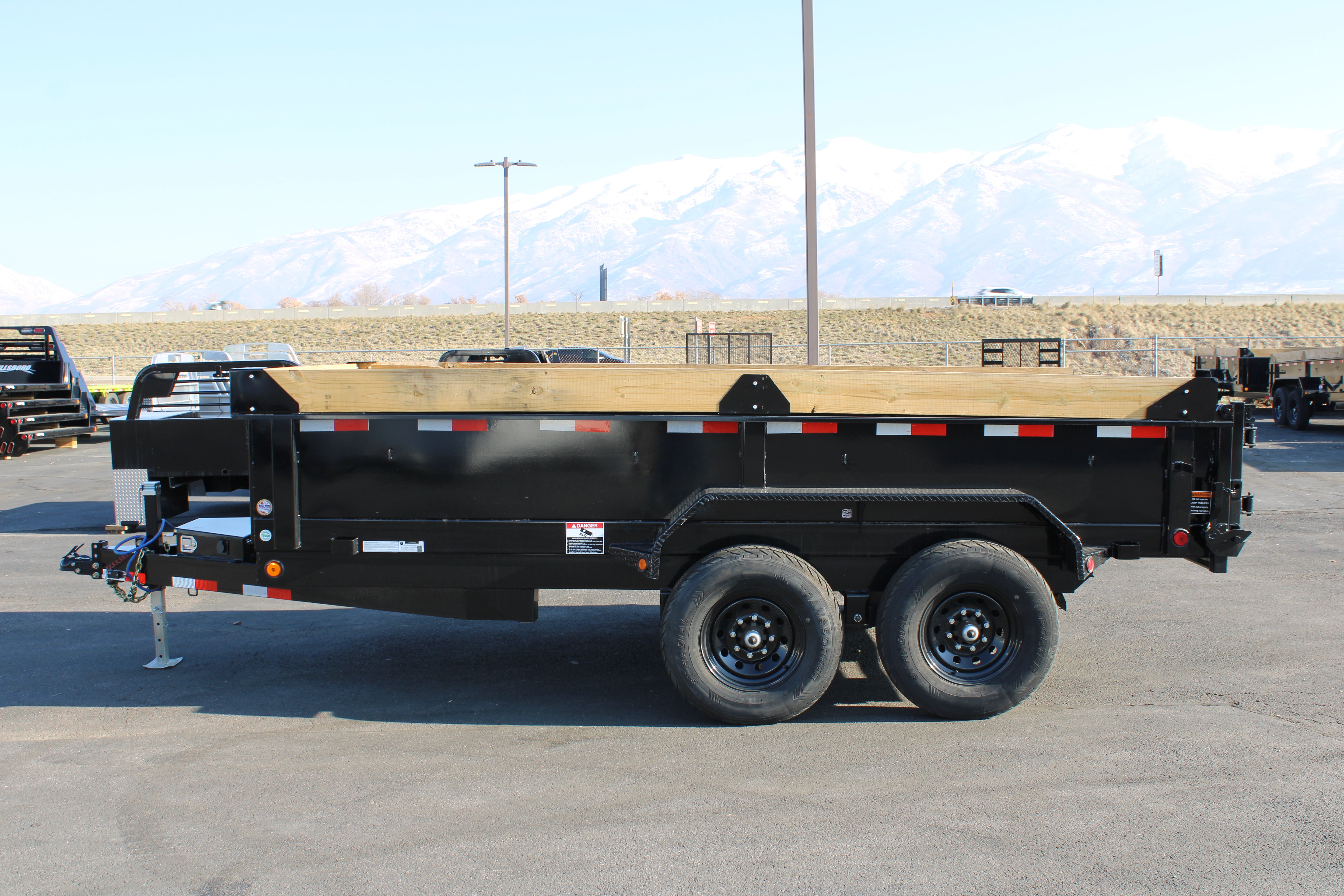 2024 Load Trail 83" x 14' Dump Trailer W/ Wood Extensions