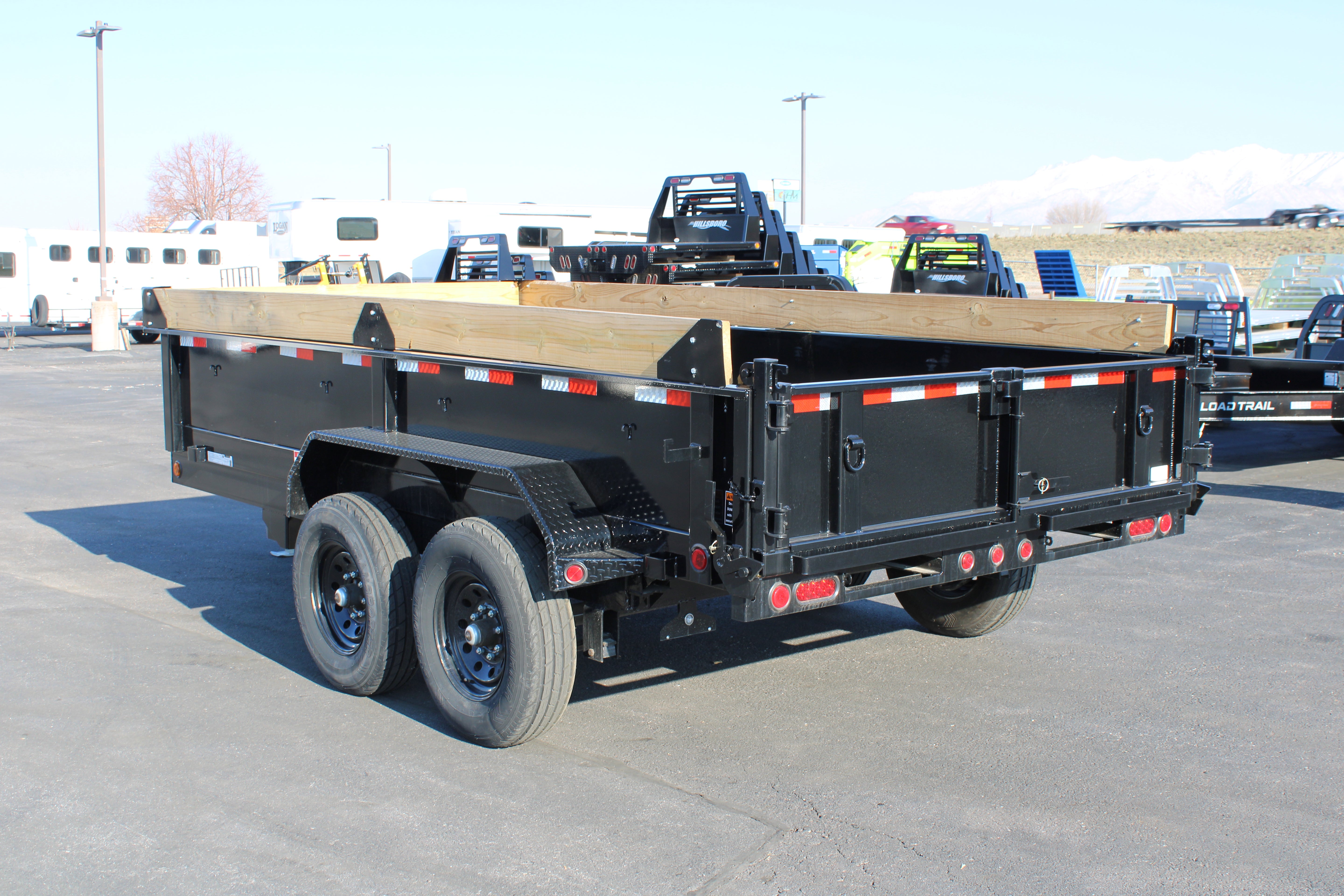 2024 Load Trail 83" x 14' Dump Trailer W/ Wood Extensions