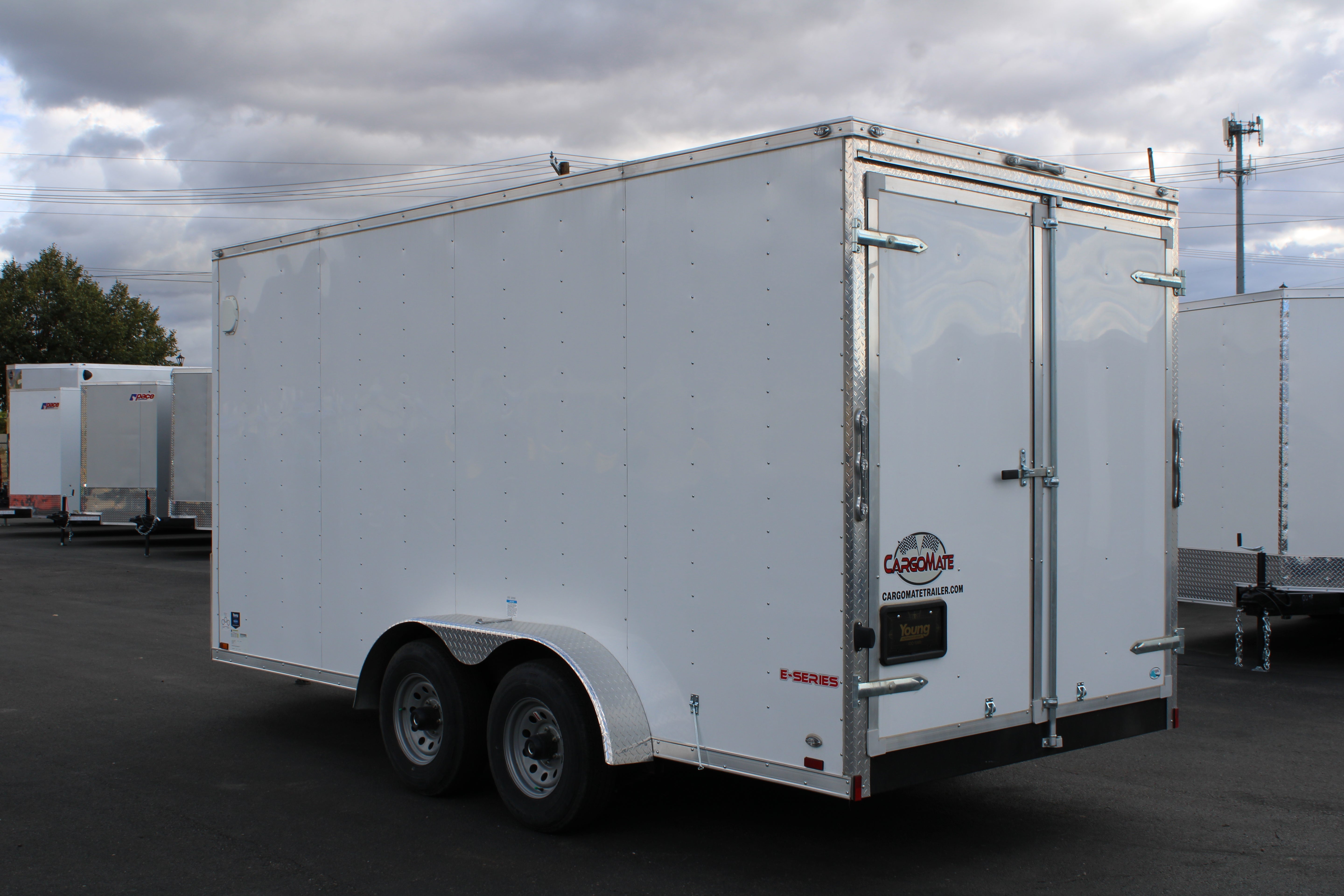 2024 Cargo Mate 7 x 16 Enclosed Trailer W/ Barn Door