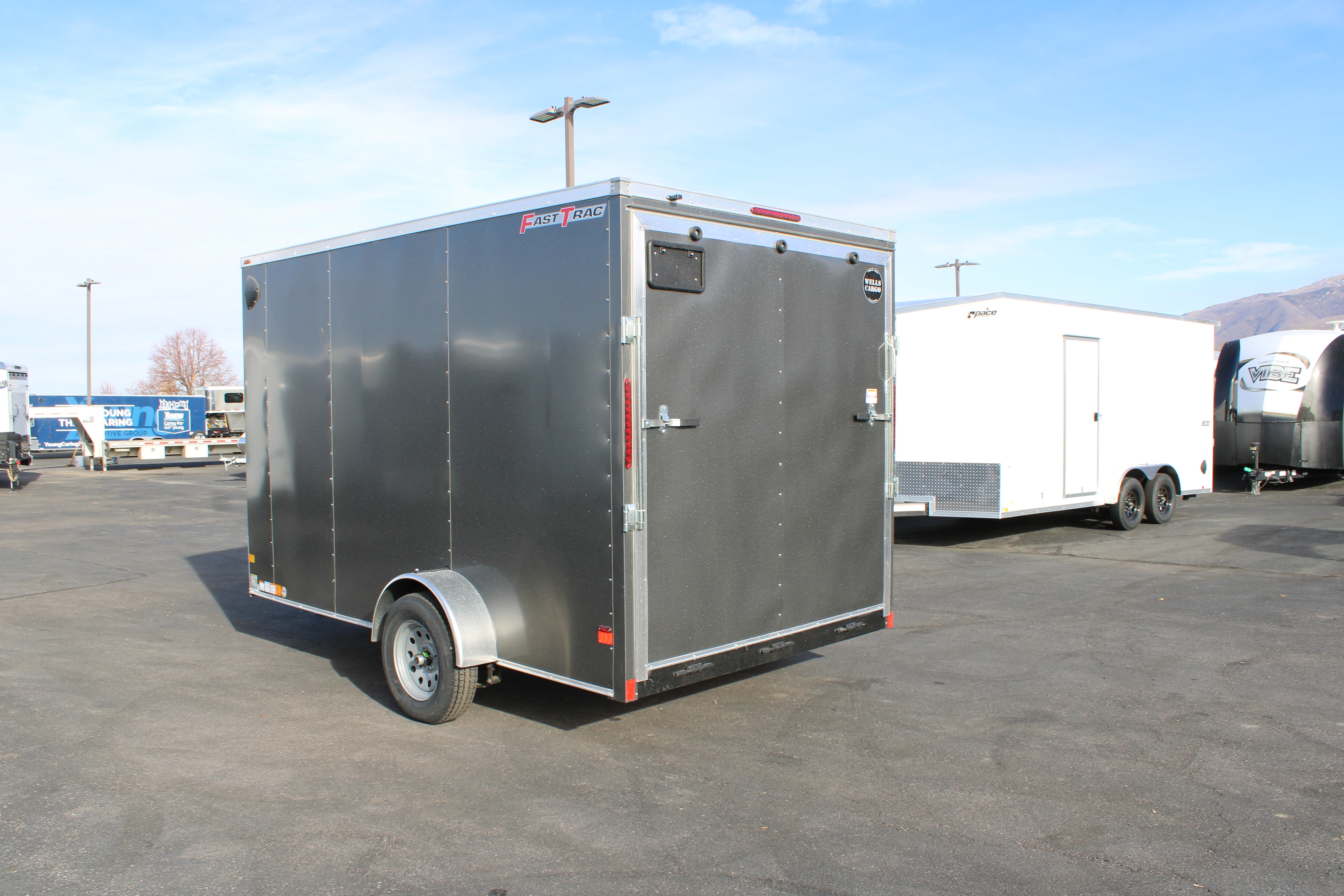Wells Cargo 7 x 12 Deluxe Enclosed Trailer